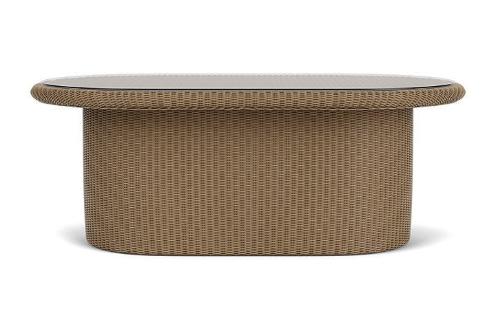 Lloyd Flanders Universal Loom 50" Oval Cocktail Table