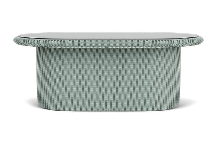 Lloyd Flanders Universal Loom 50" Oval Cocktail Table