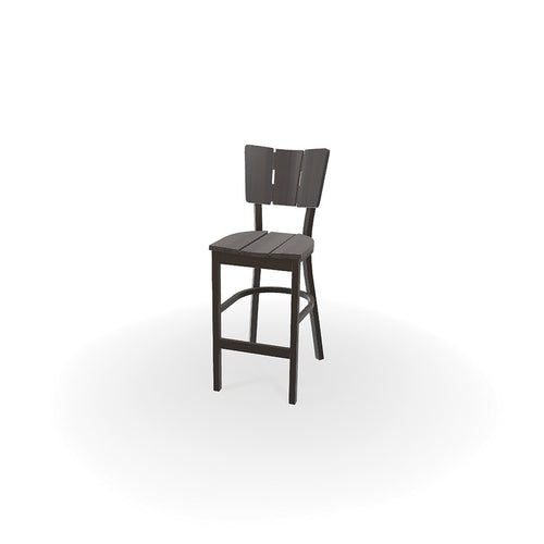 Telescope Casual Avant Rustic Polymer Balcony Height Stacking Armless Chair