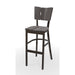 Avant Rustic Polymer Bar Height Stacking Armless Chair