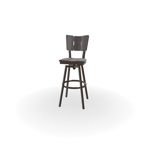 Telescope Casual Avant Rustic Polymer Bar Height Armless Swivel Chair