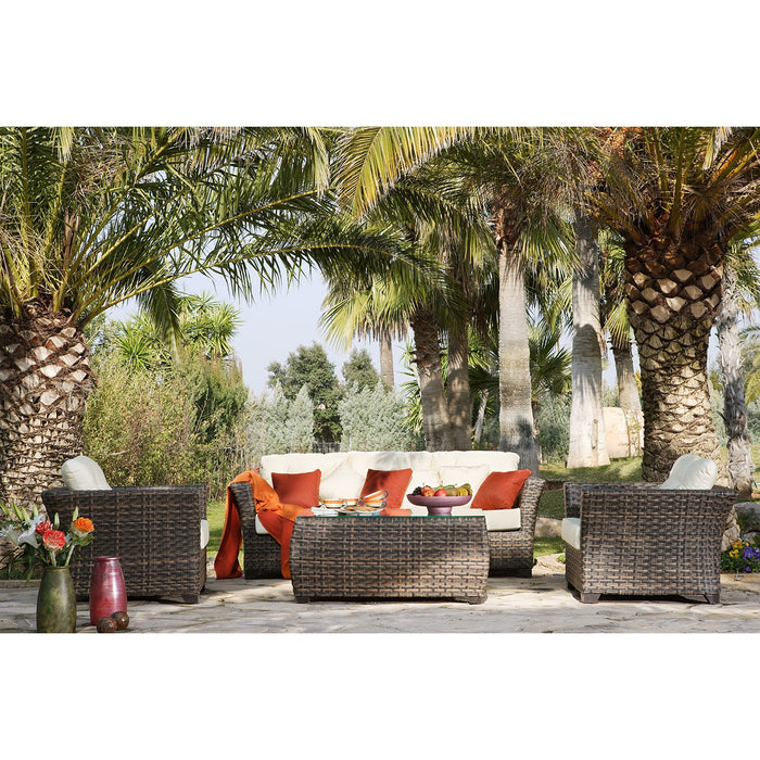 Samoa Coffee Table with Glass