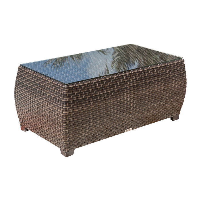 Samoa Coffee Table with Glass
