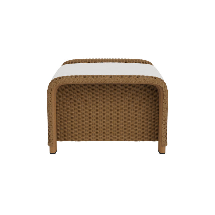 Lloyd Flanders Reflections Ottoman, side view