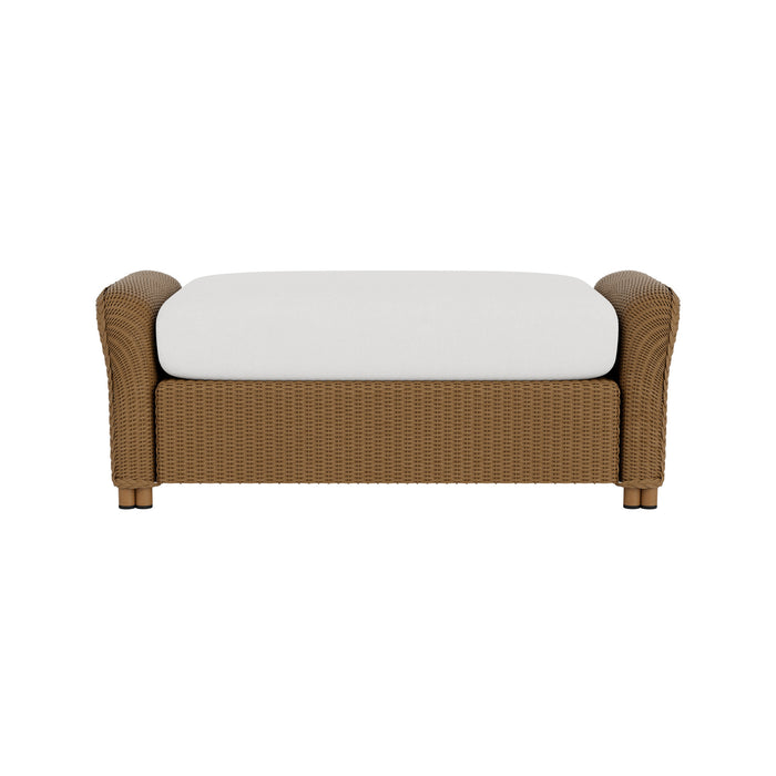 Lloyd Flanders Reflections Large Ottoman, front view