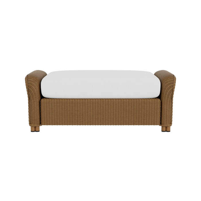 Lloyd Flanders Reflections Large Ottoman, back view