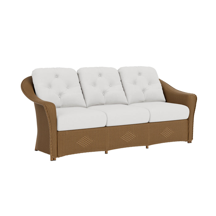 Lloyd Flanders Reflections Sofa, three-quarter view