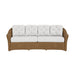 Lloyd Flanders Reflections Crescent Sofa, front view