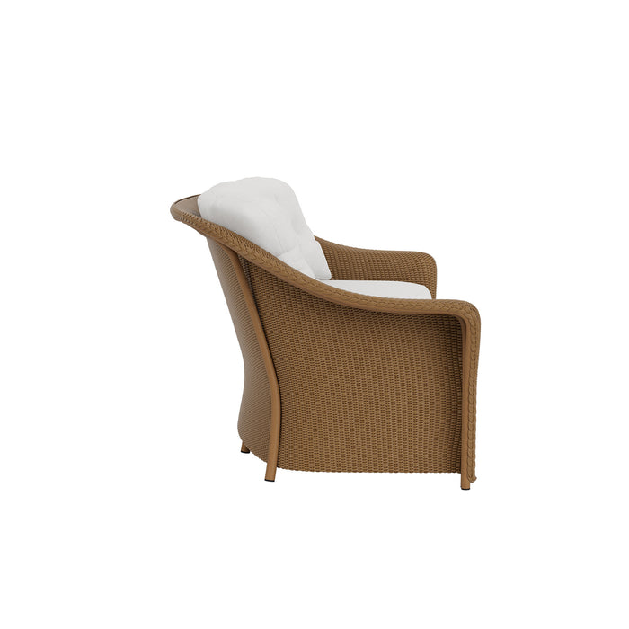 Lloyd Flanders Reflections Crescent Sofa, side view
