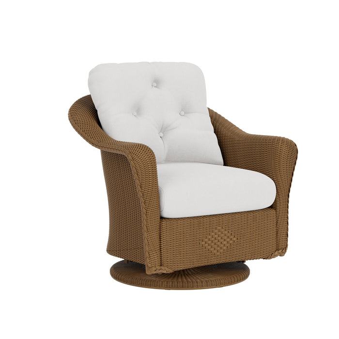 Lloyd Flanders Reflections Swivel Glider Lounge Chair, three-quarter view