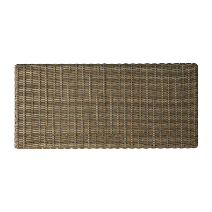 Lloyd Flanders Milan 48.5" Rectangular Cocktail Table in Brushwood Finish