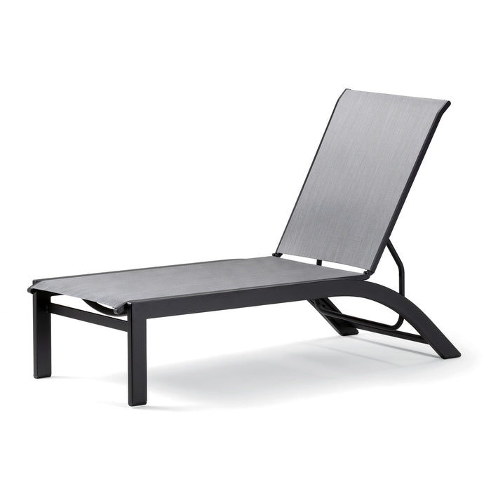 Telescope Casual Kendall Sling Lay-flat Long Frame Stacking Armless Chaise