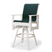 Leeward MGP Sling Bar Height Swivel Arm Chair w/ Polymer Arms