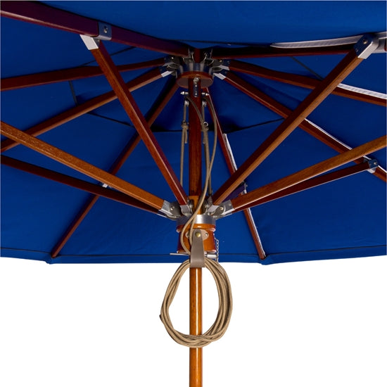 9' Teak Market Umbrella