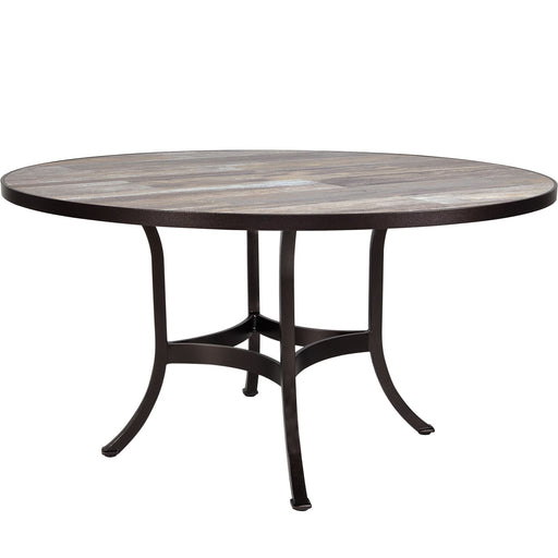OW Lee Standard Aluminum Dining Table with 42" round top