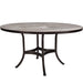 OW Lee Standard Aluminum Dining Table with 42" round top