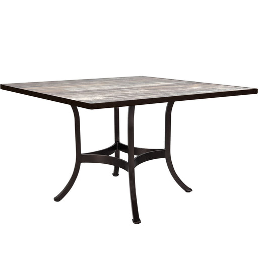 OW Lee Standard Aluminum Dining Table with 42" square top