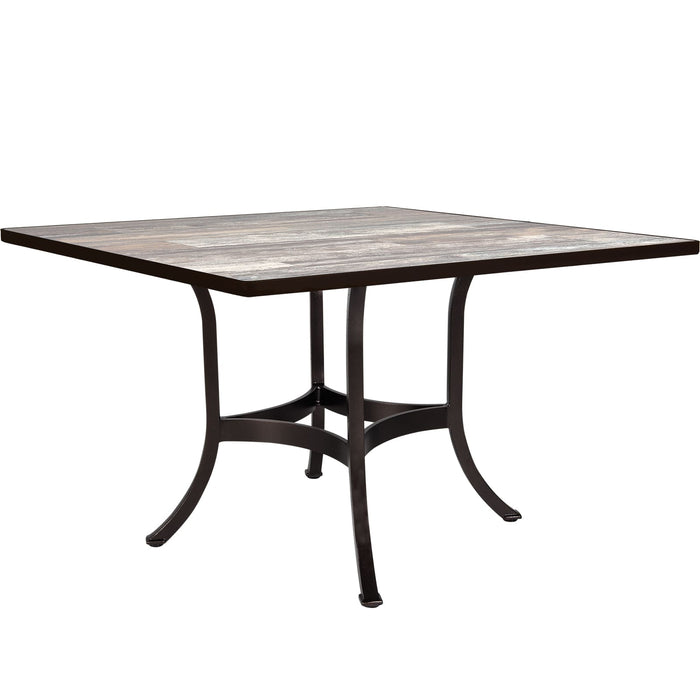 OW Lee Standard Aluminum Dining Table with 42" square top