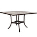 OW Lee Standard Aluminum Dining Table with 42" square top