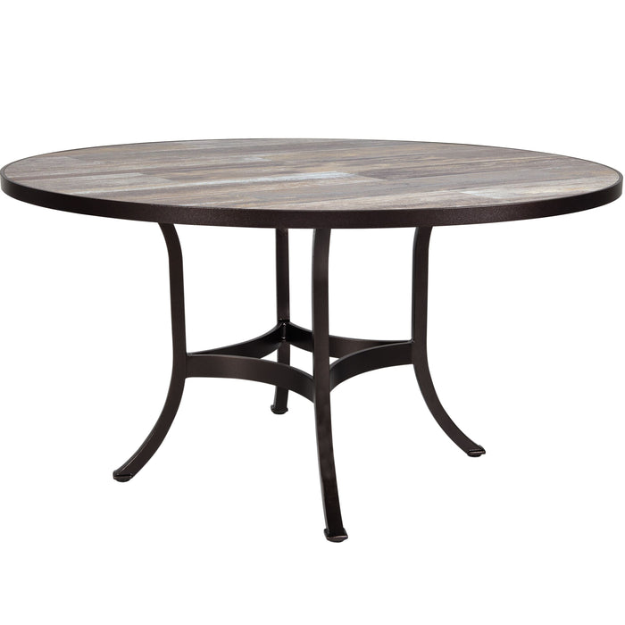OW Lee Standard Aluminum Dining Table with 54" round top