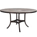 OW Lee Standard Aluminum Dining Table with 54" round top