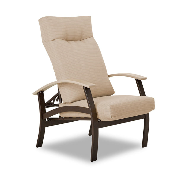 Belle Isle Deep Seat Cushion Supreme Height Adjustable Back Chair w/ Polymer Accents