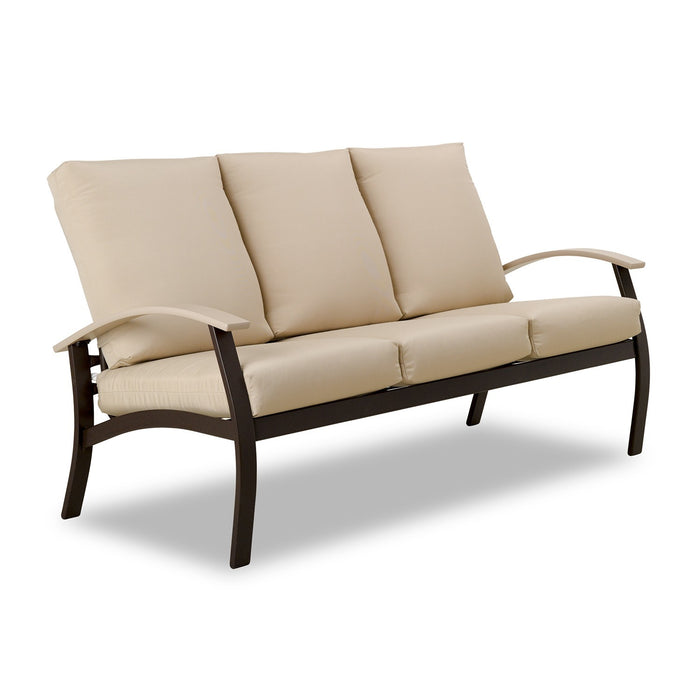 Telescope Casual Belle Isle Deep Seat Cushion Three-Seat Sofa w/ Polymer Accents