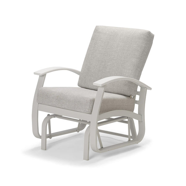 Belle Isle Deep Seat Cushion Single-Seat Glider w/ Polymer Accents