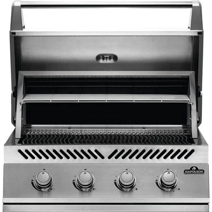 Napoleon (White) Built In 32“ Grill NG/LP SS 500 Series