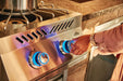 Turning on the power burner