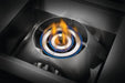 Dual-ring burner, close up