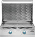 Built-In 700 Series 32 griddle with the lid open