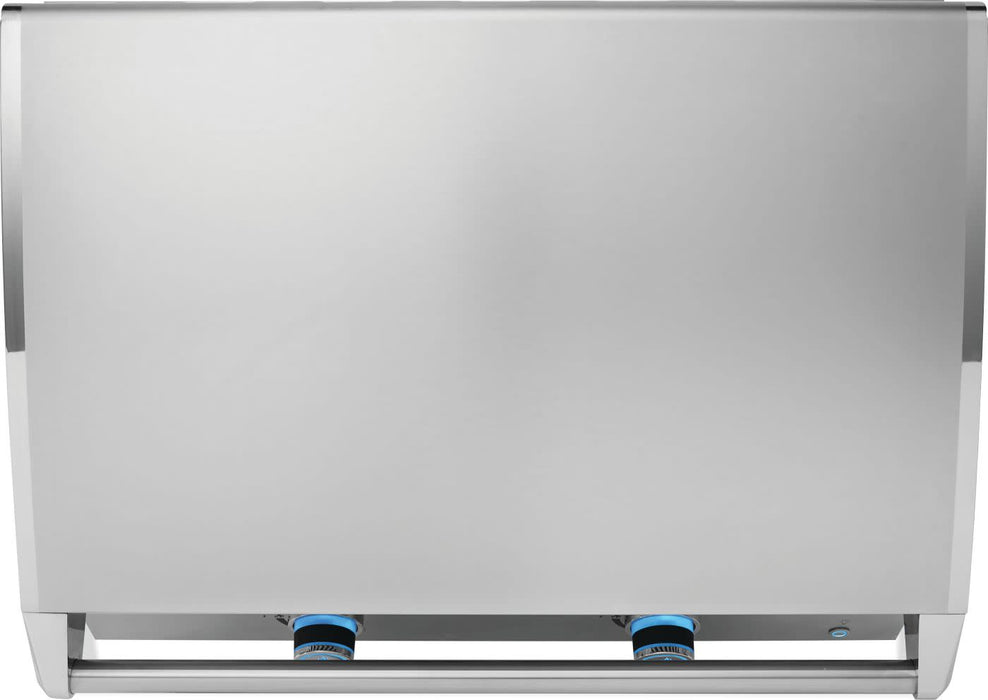 Detachable griddle lid, top view