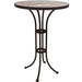 OW Lee Standard Iron Bar Table with 30" round top