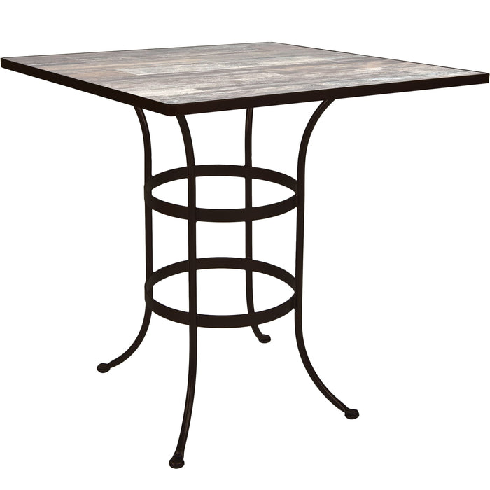 OW Lee Standard Iron Bar Table with 42" square top