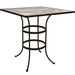 OW Lee Standard Iron Bar Table with 42" square top