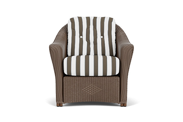 Lloyd Flanders chair with Painter Basalt fabric
