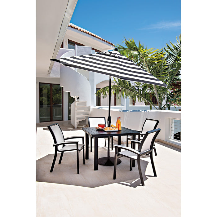 Telescope Casual Bazza Sling Stacking Bistro Chair w/ Polymer Accents