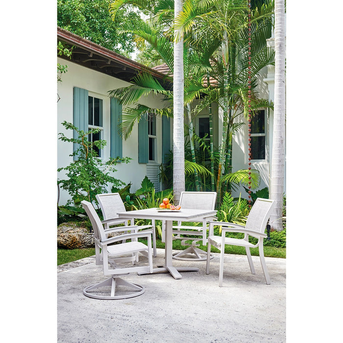 Telescope Casual Bazza Sling Stacking Bistro Chair w/ Polymer Accents