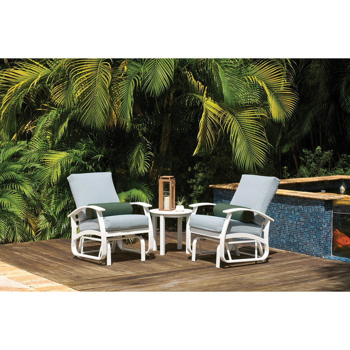 Telescope Casual Belle Isle Deep Seat Cushion Single-Seat Glider w/ Polymer Accents