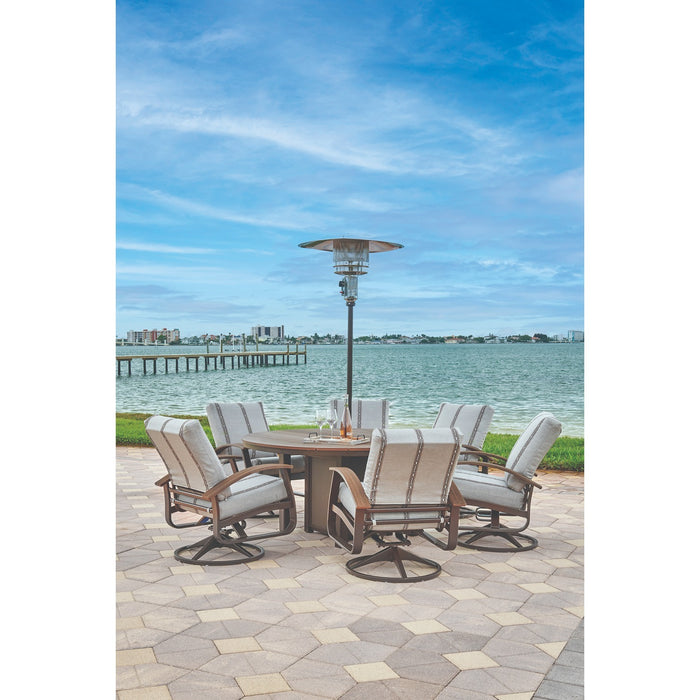 Telescope Casual Belle Isle Deep Seat Cushion Swivel Rocker w/ Polymer Accents