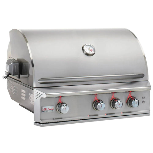 Blaze Professional LUX 34-Inch 3-Burner Built-In Gas Grill with Rear Infrared Burner (BLZ-3PRO-LP/NG)