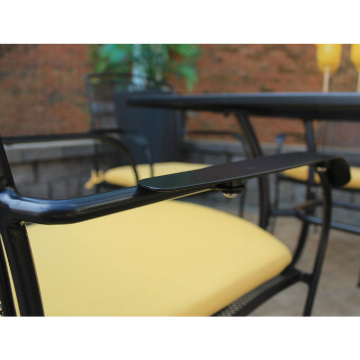 Kettler Henley 5-Piece Wrought Iron Mesh Dining Set (48-inch Table)