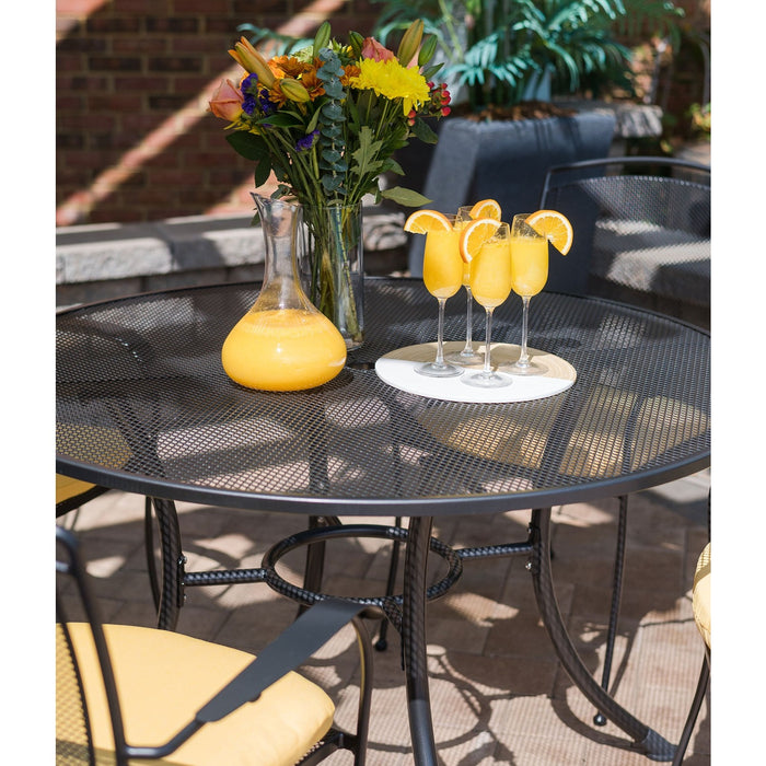 Kettler Henley 5-Piece Wrought Iron Mesh Dining Set (48-inch Table)