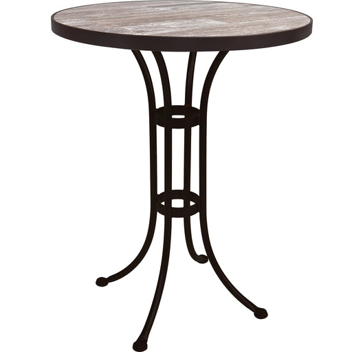 OW Lee Standard Iron Counter Table with 30" round top