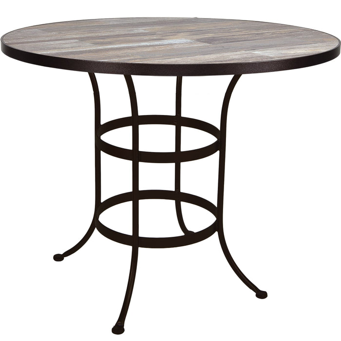 OW Lee Standard Iron Counter Table with 42" round top