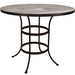 OW Lee Standard Iron Counter Table with 42" round top