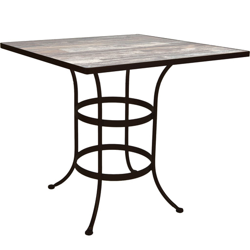 OW Lee Standard Iron Counter Table with 42" square top