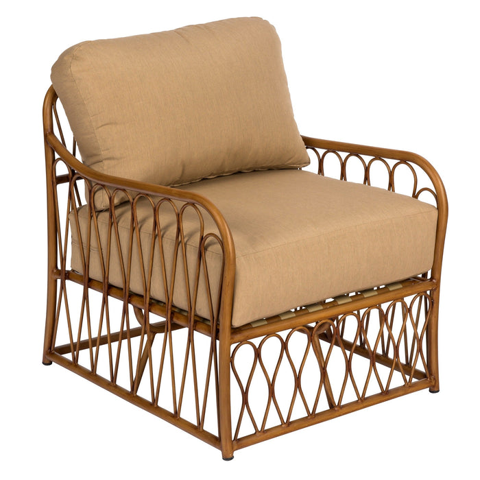Cane Lounge Chair (included)