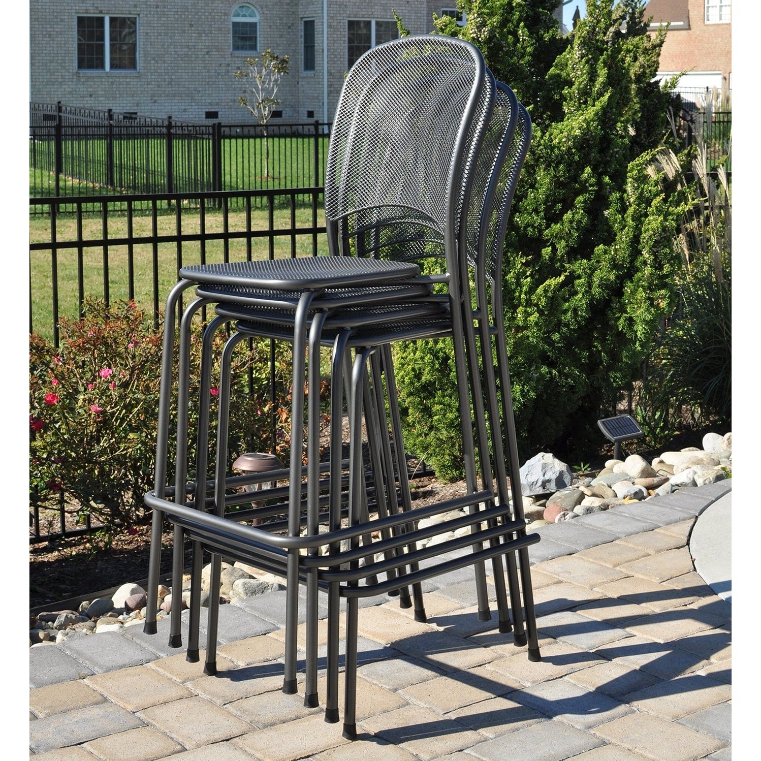Kettler Carlo Stackable Bar Chair - Set of 4 — Bespoke Patio